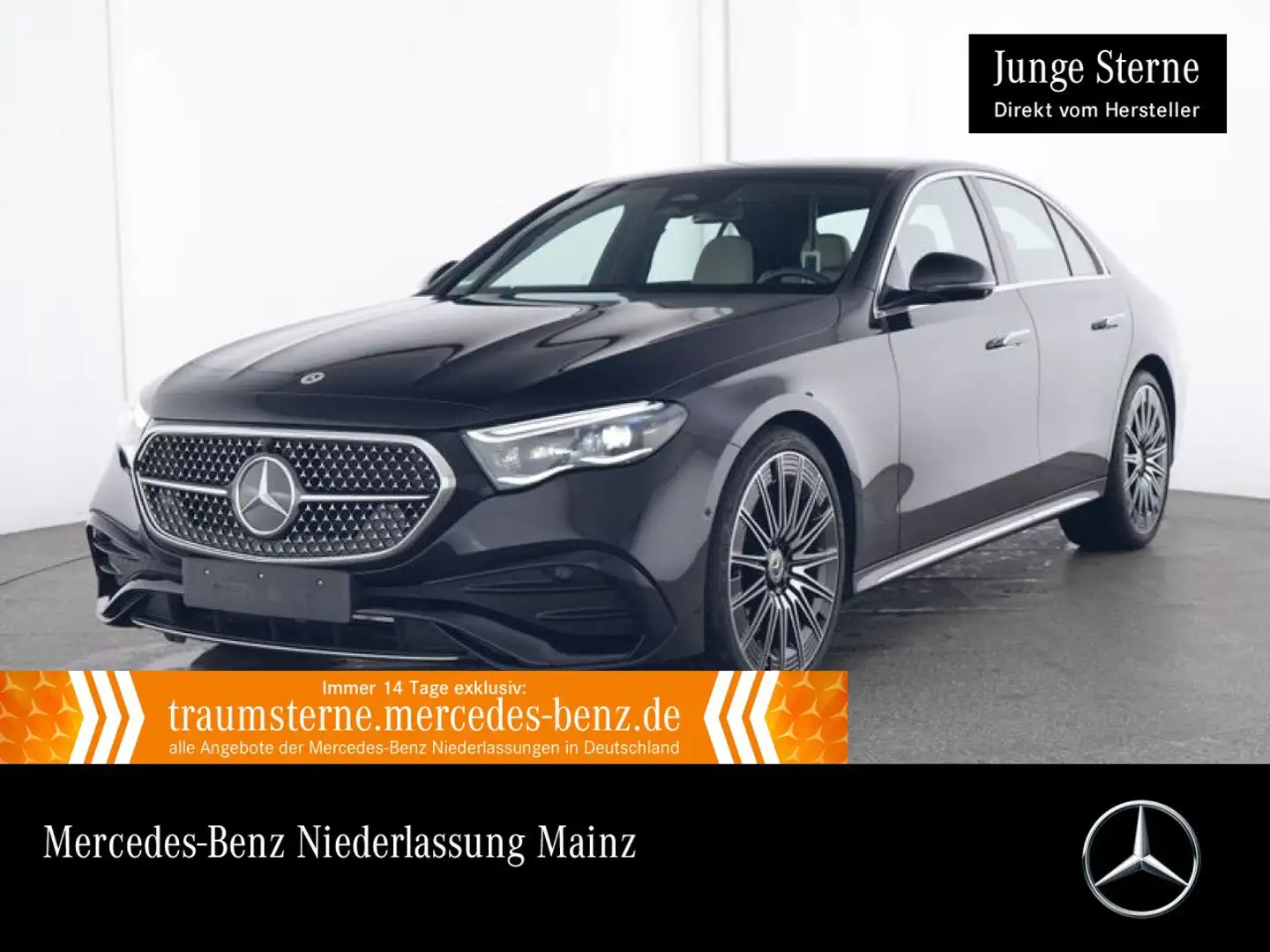Mercedes-Benz E 220 d AMG 360° Distr. Spurhalt-Ass Totwinkel PTS Zwart - 1
