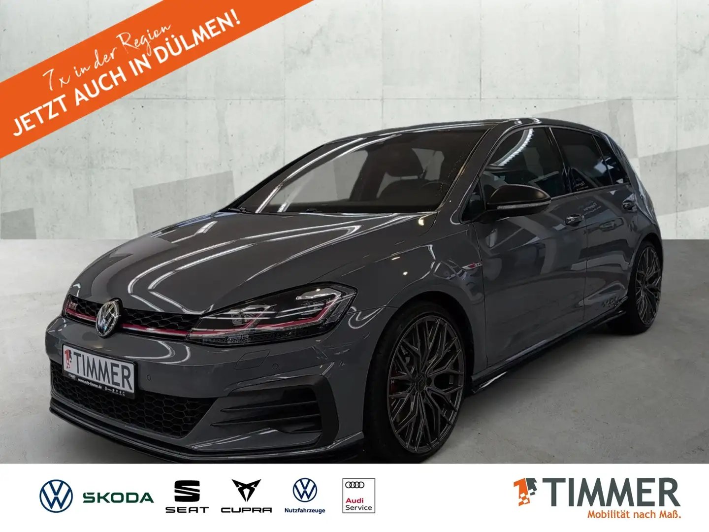 Volkswagen Golf VII 2.0 TSI GTI TCR OPF TCR+RFK+LED+NAVI+SHZ Argent - 1