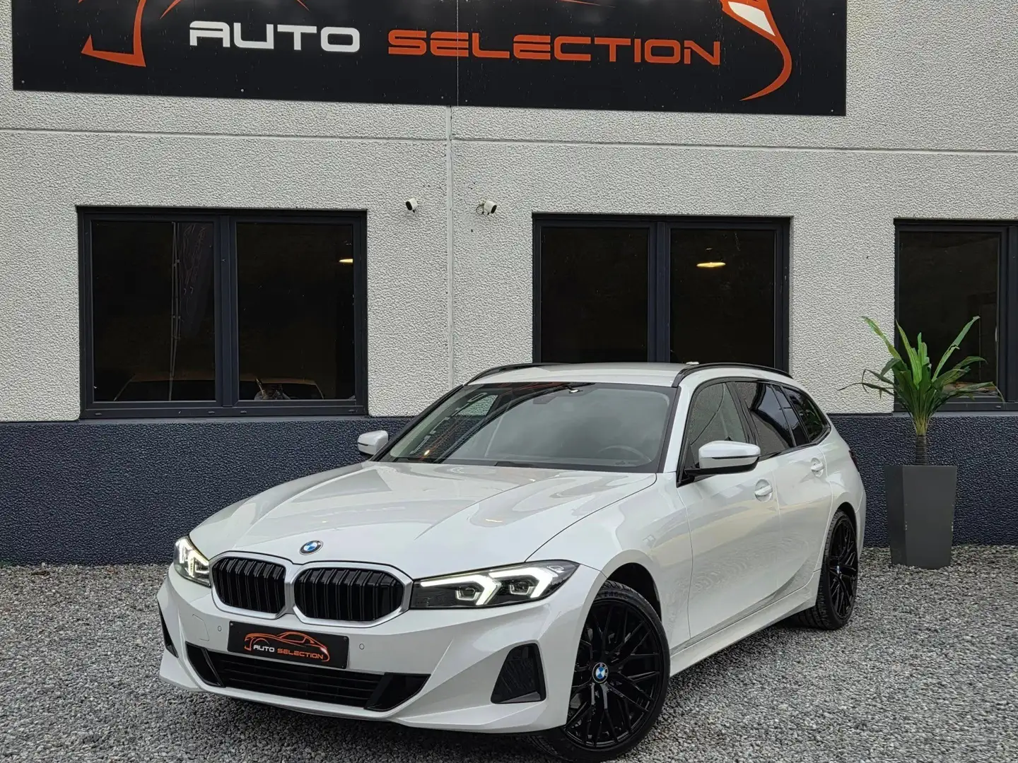 BMW 318 iAS Touring - FULL LED - CURVED DISPLAY - CARPLAY Blanc - 2