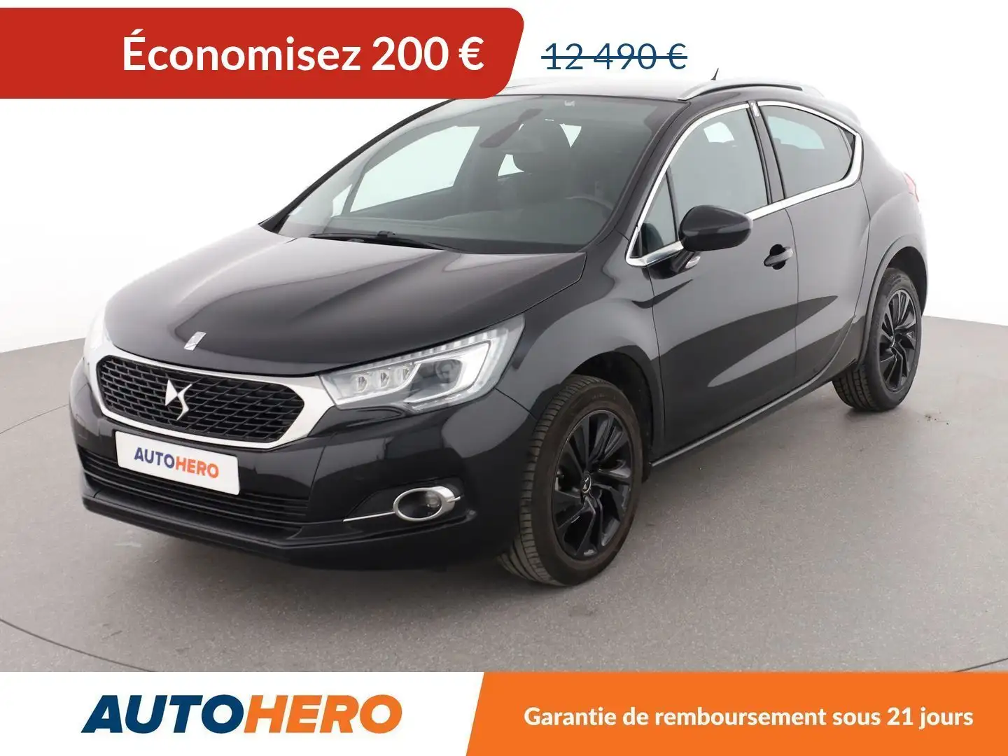 DS Automobiles DS 4 Crossback 1.6 Blue-HDi Be Chic Automatique Schwarz - 1