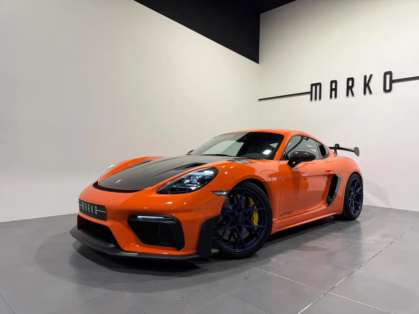 Porsche Cayman GT4 RS "mit Approved" 145k netto Orange - 2