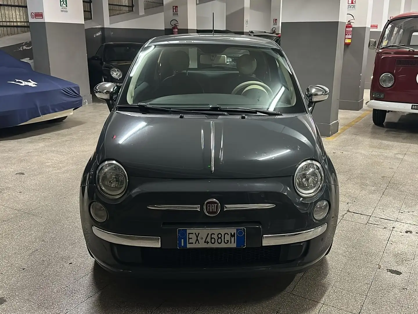 Fiat 500 500 III 1.2 AUTOMATICA 69cv E6 Grijs - 2