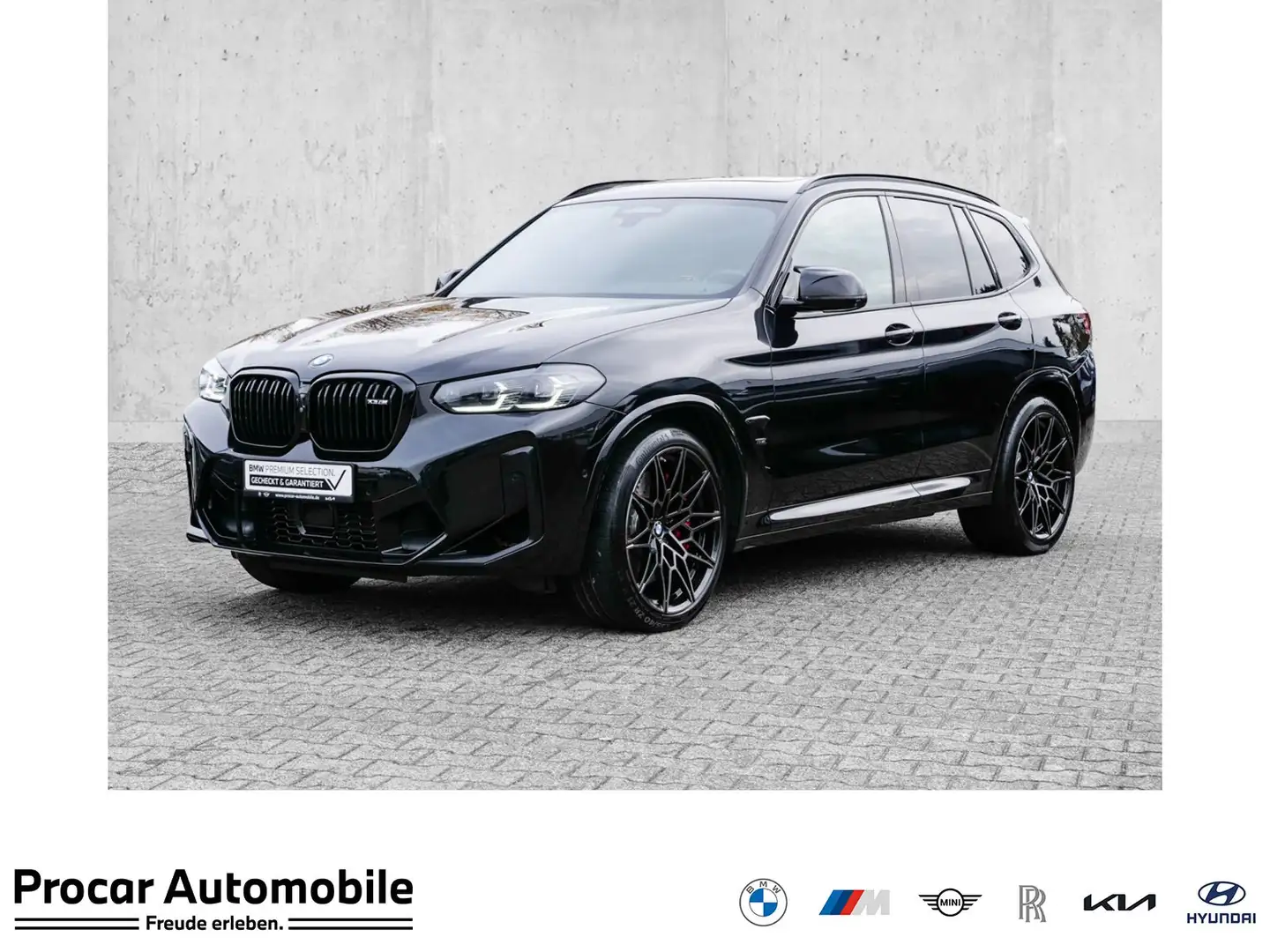 BMW X3 M Pano AHK DA Pro PA+ H/K adpt.LED Schwarz - 1