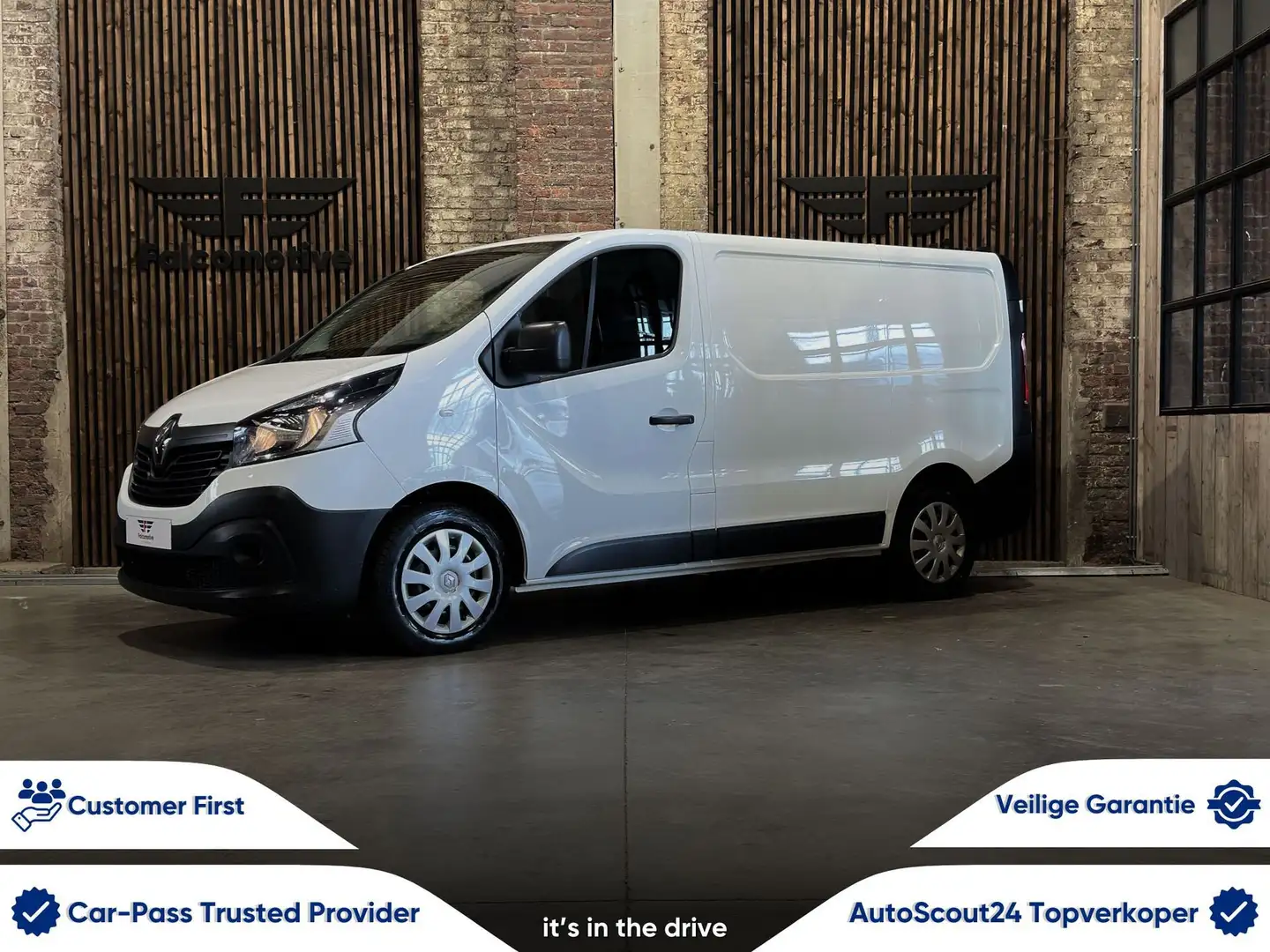 Renault Trafic 1.6 dCi*L1H1*NAVI*AIRCO*INGERICHT*SLECHTS 26.473 Fehér - 1