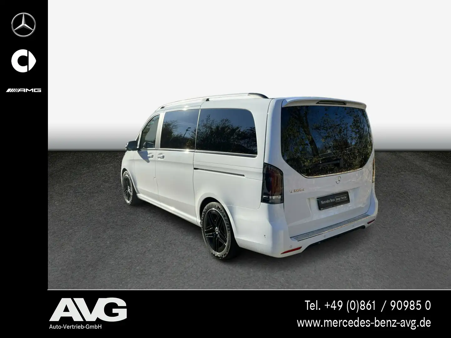 Mercedes-Benz V 300 V 300 d AV/L AMG Airmatic RFK 360 AHK 8-Sitzer Weiß - 2