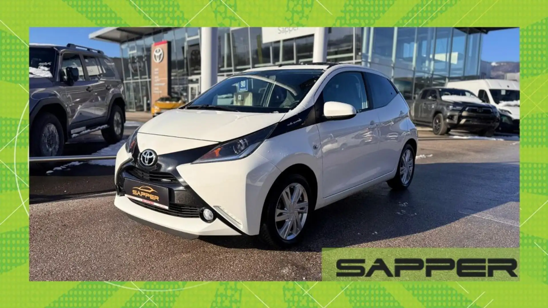 Toyota Aygo 1,0 VVT X-Wave Relax Weiß - 1