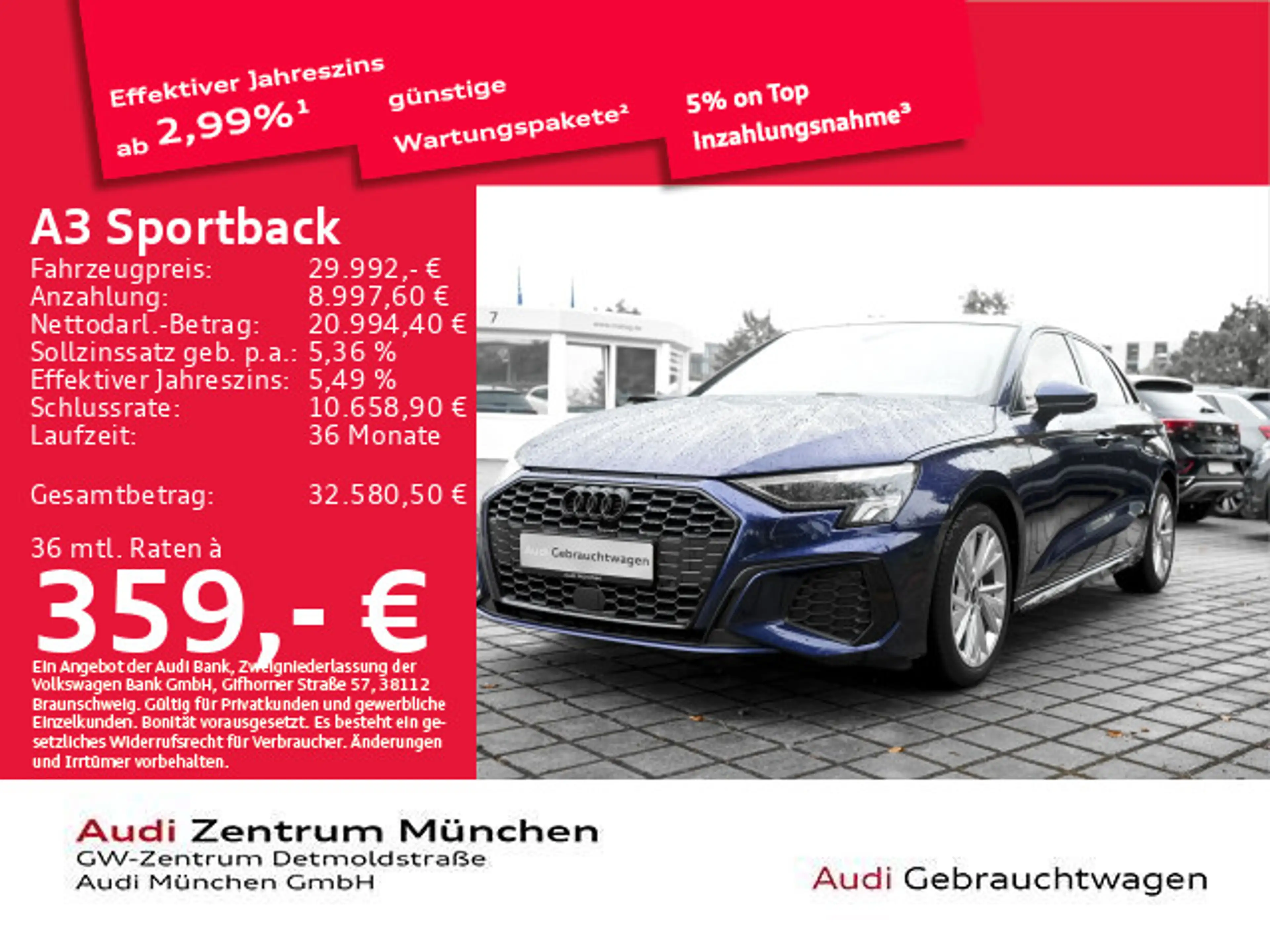 Audi A3 35 TFSI S tronic 2x S line Pano/Nav