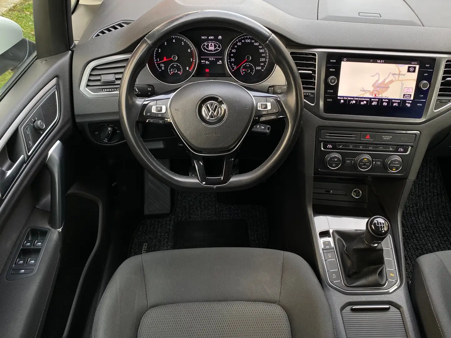 Volkswagen Golf Sportsvan 1Hd! ACC+NAVI+LED+PDC+SH...Garantie! Weiß - 2