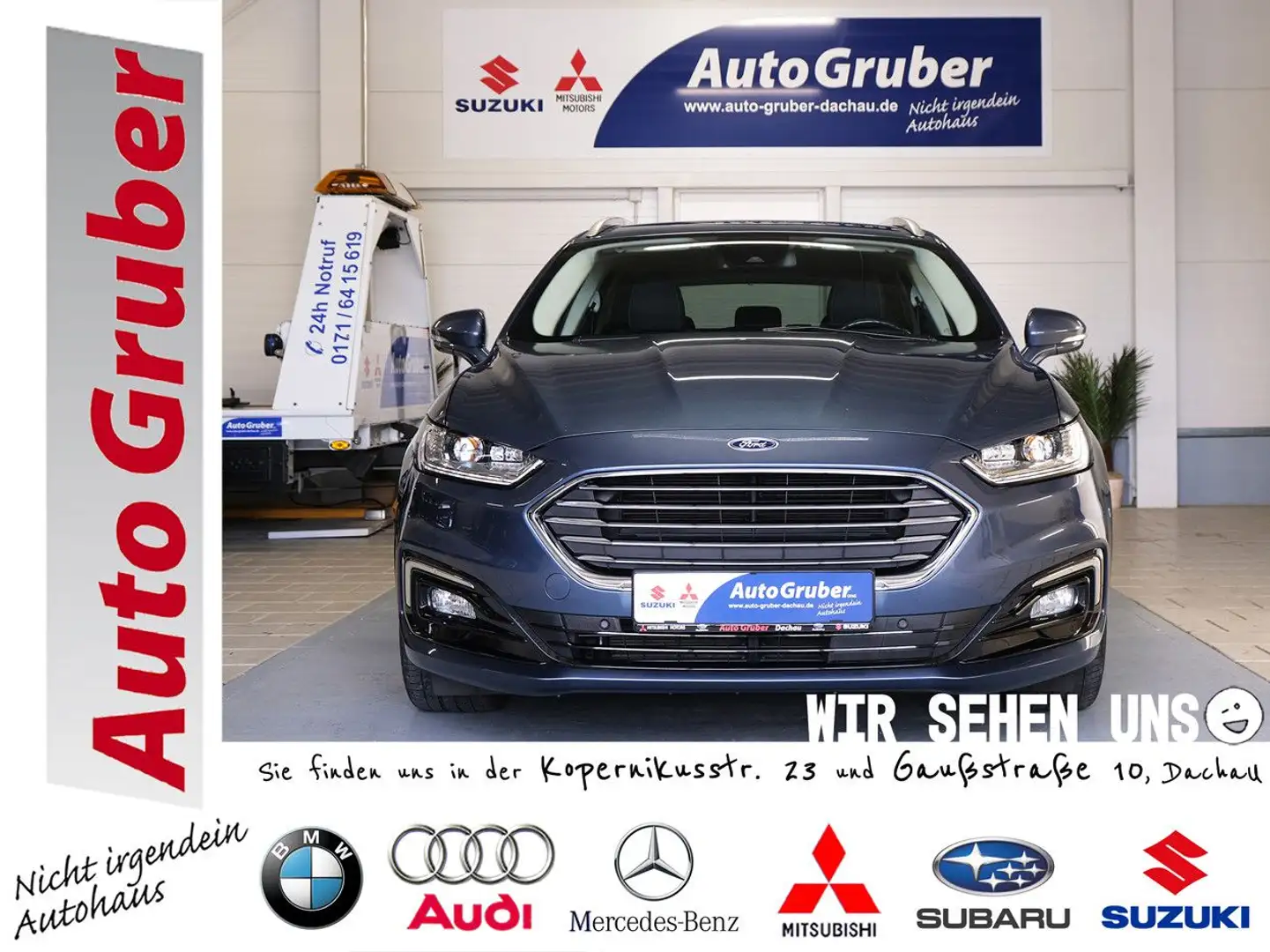 Ford Mondeo Turnier Titanium AHK*LED*Kamera*Navi*PDC* Bleu - 1