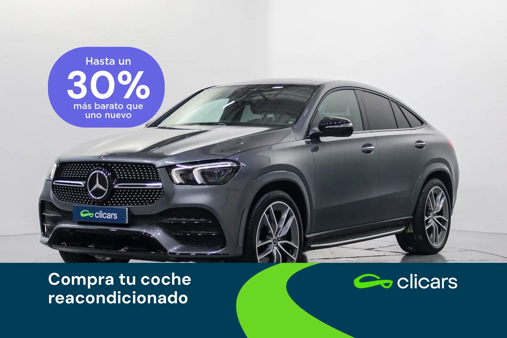 Mercedes-Benz GLE 400 Coupé 400d 4Matic Aut. Argent - 1