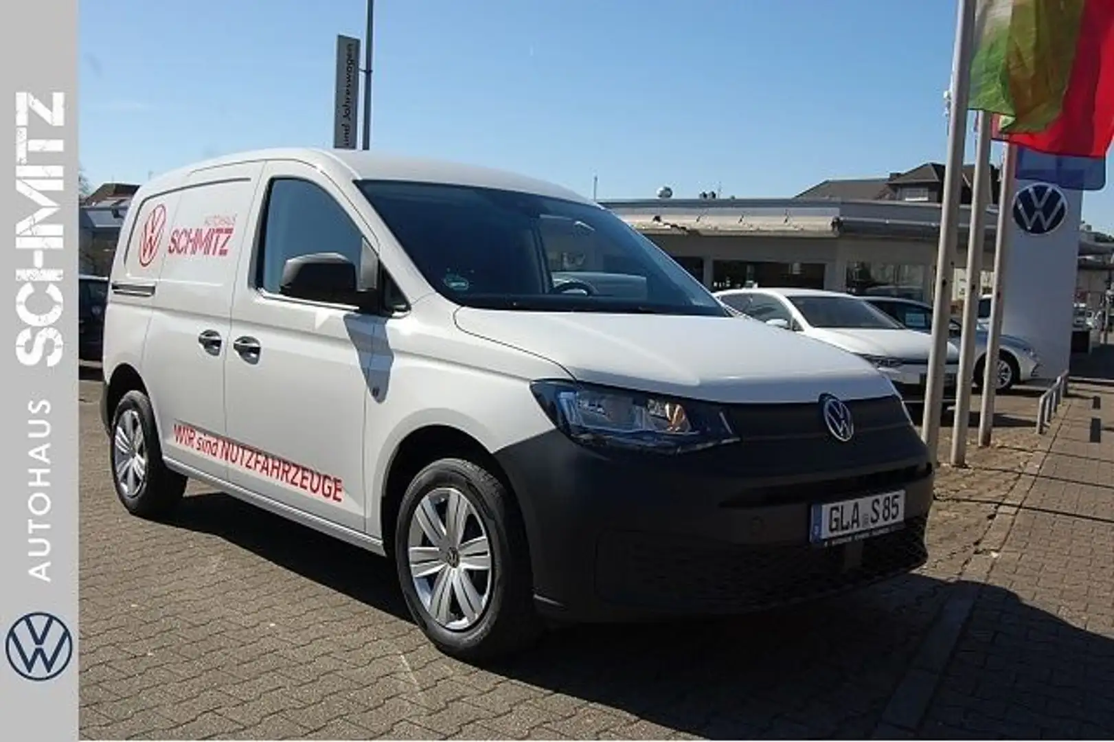 Volkswagen Caddy Cargo PDC Klima Tempomat Bluetooth Weiß - 1