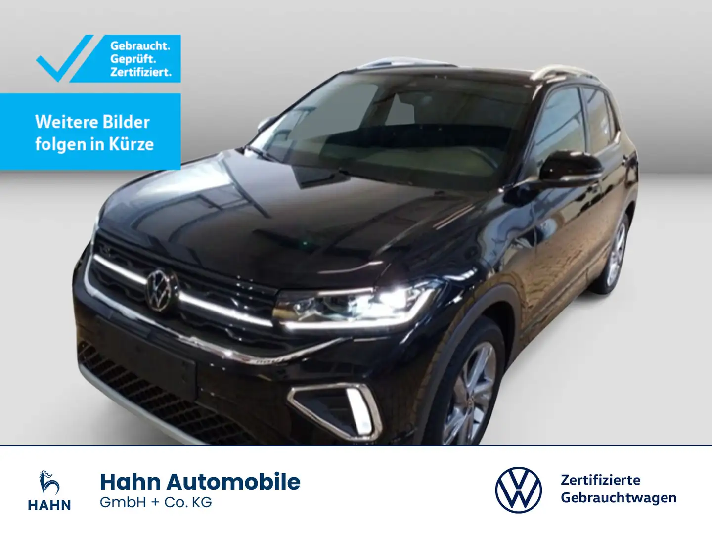 Volkswagen T-Cross 1.0TSI DSG R-Line Matrix ACC Nav CAM APP Schwarz - 1
