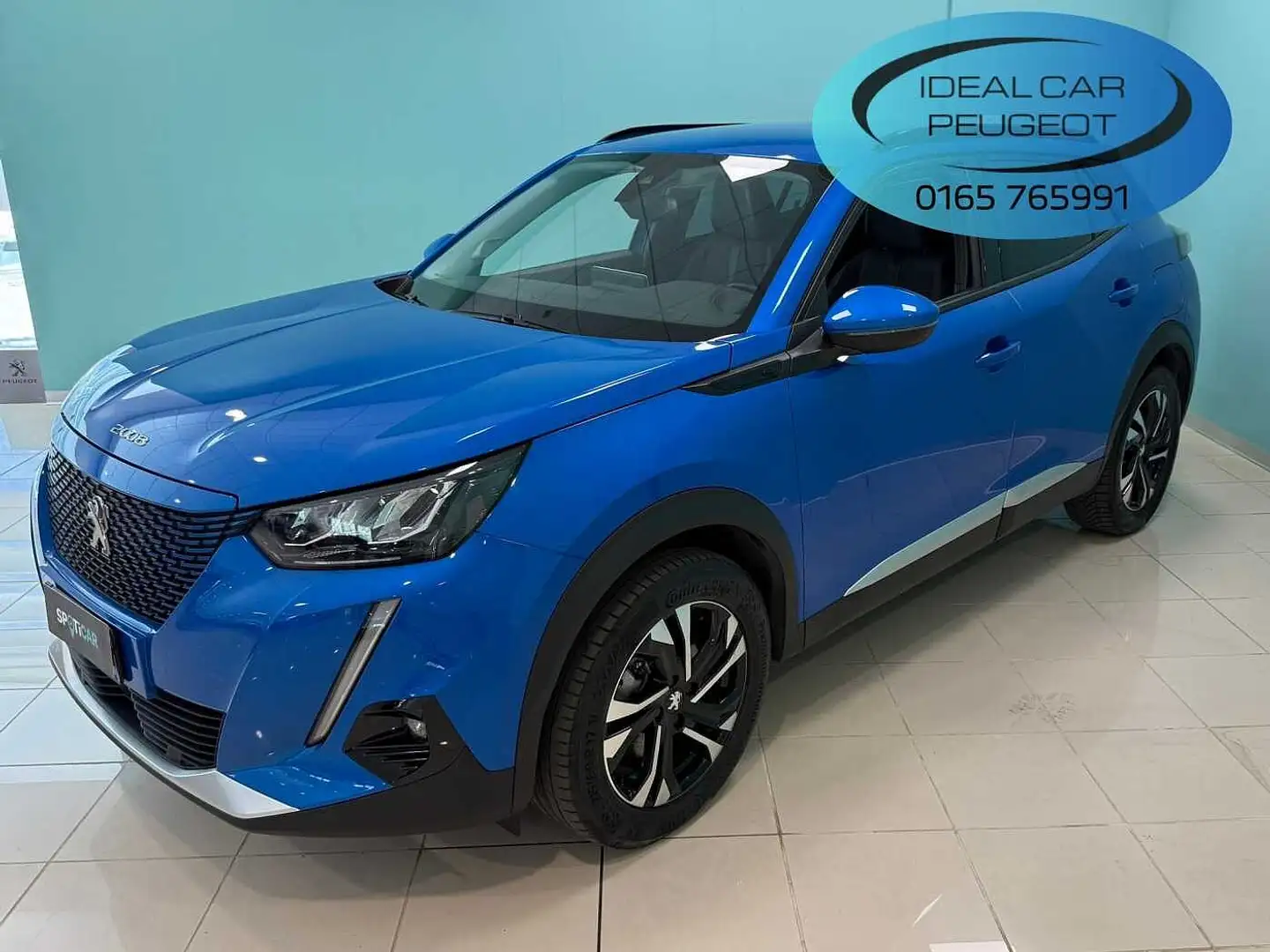 Peugeot 2008 2ª serie motore elettrico 136 CV Allure Pack Blu/Azzurro - 2