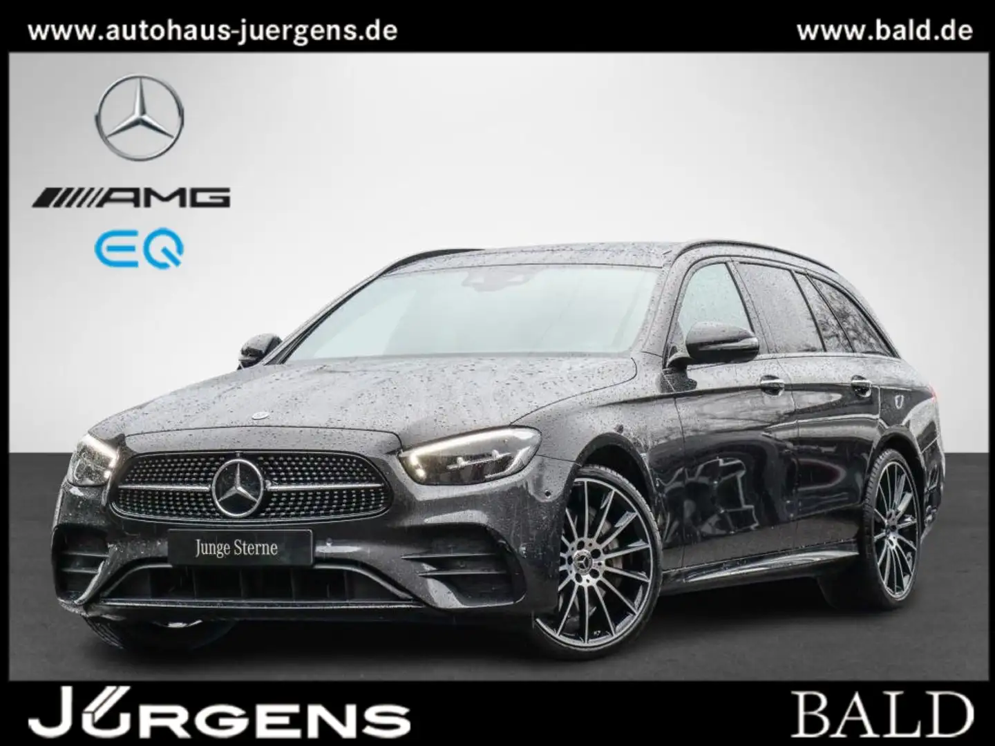 Mercedes-Benz E 400 d 4M T AMG-Sport/Pano/Burm/AHK/HUD/Night Grau - 1