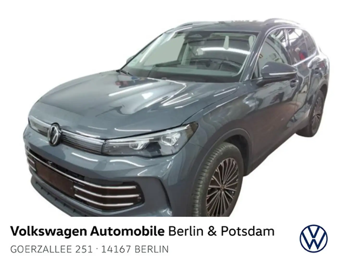 Volkswagen Tiguan 1.5 eTSI DSG Eleg Leder Navi R-Kam AHK LE Grau - 1