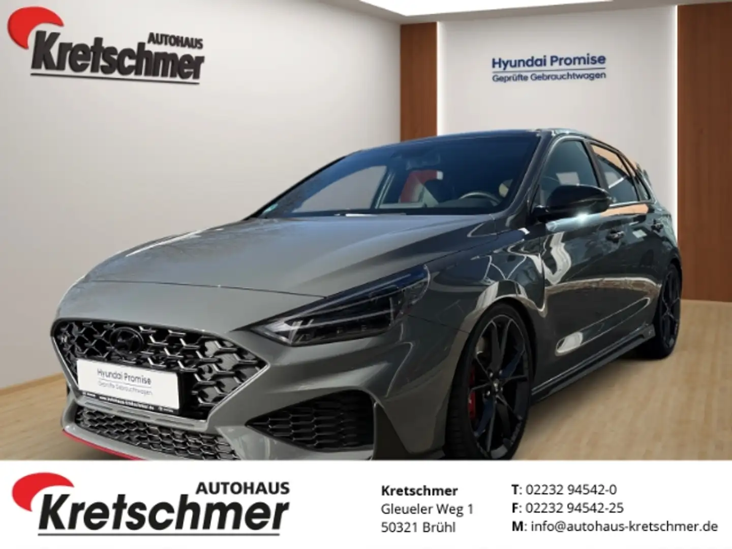 Hyundai i30 N DCT Schalensitze Pano Ansaugung WKR Garantie 12/ Gris - 1