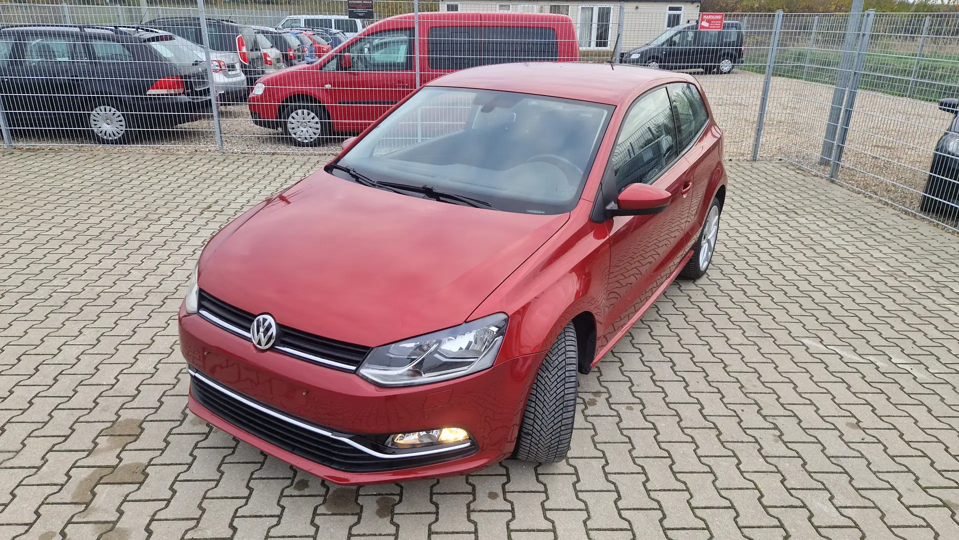 Volkswagen Polo 1.2 TSI BMT Highline TÜV NEU Rojo - 1