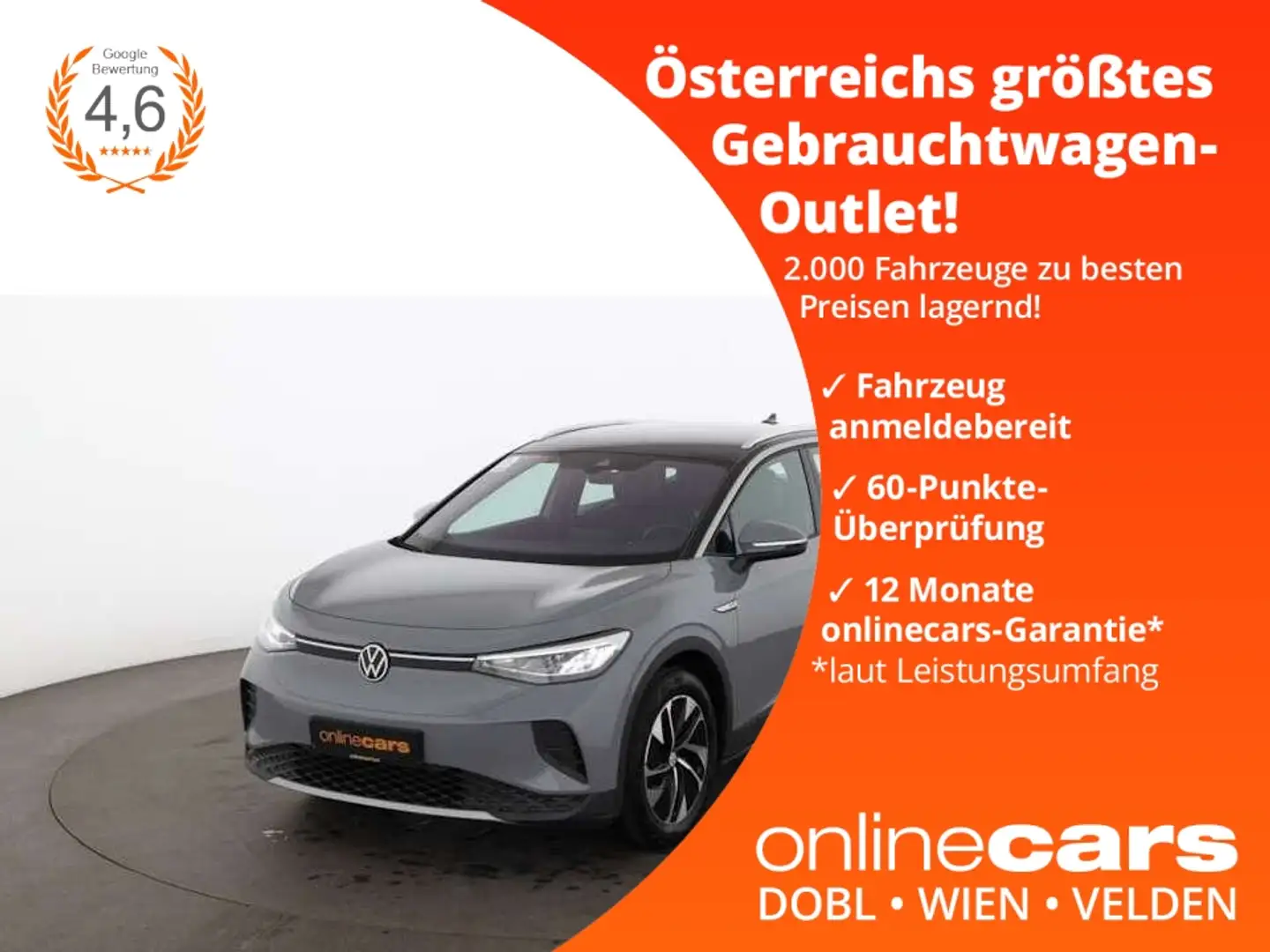 Volkswagen ID.4 Pro Performance 77kWh Aut LED RADAR NAVI PDC Gris - 1