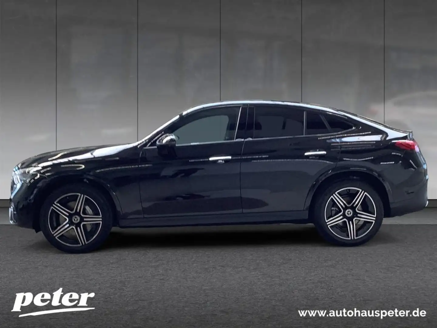 Mercedes-Benz GLC 300 d 4MATIC Coupé +LED+MBUX+SHD+AMG+Navi Schwarz - 2