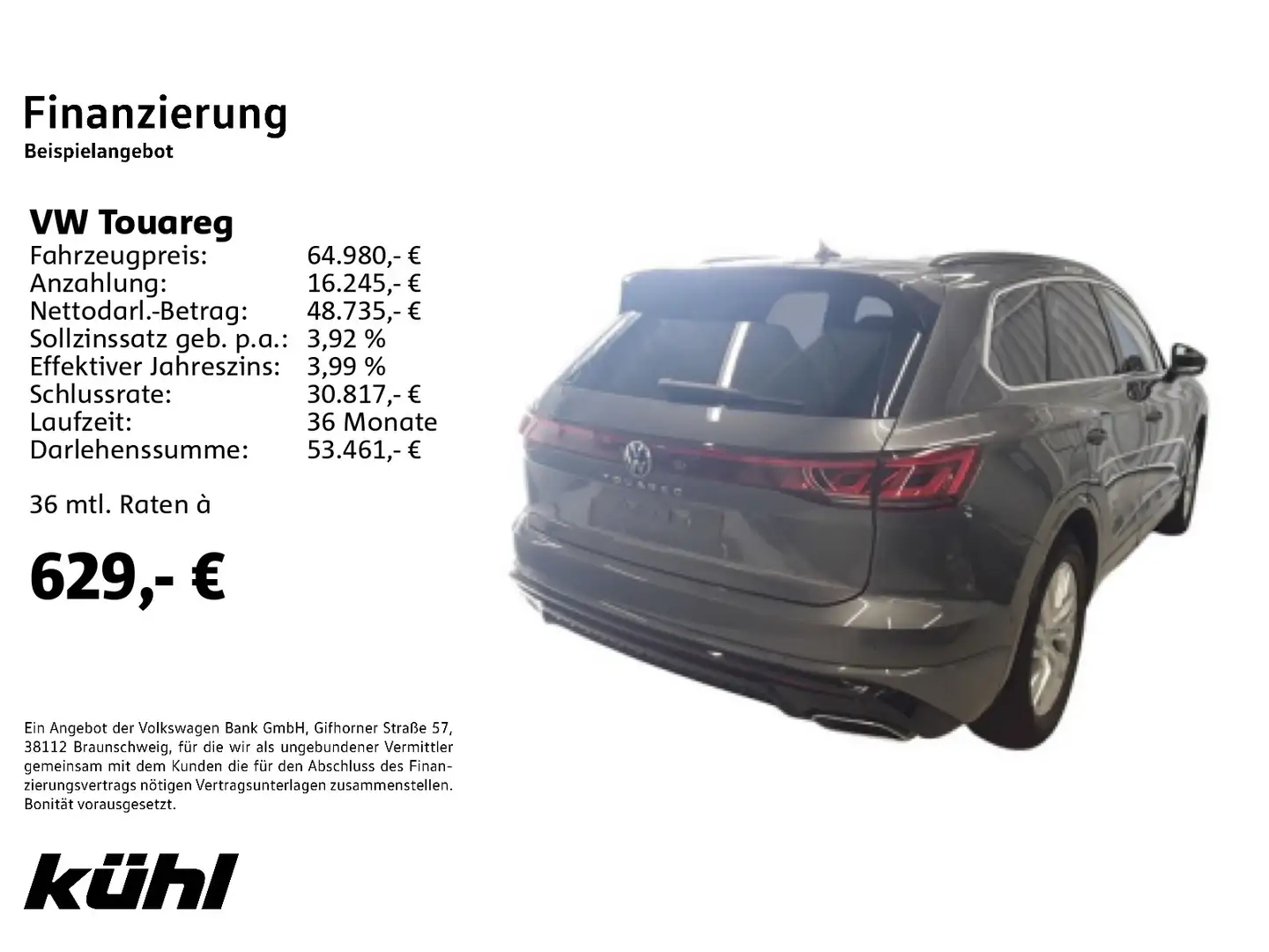 Volkswagen Touareg 3.0 TDI 4M Tip R-Line Luft IQ.Light Stan Grau - 2