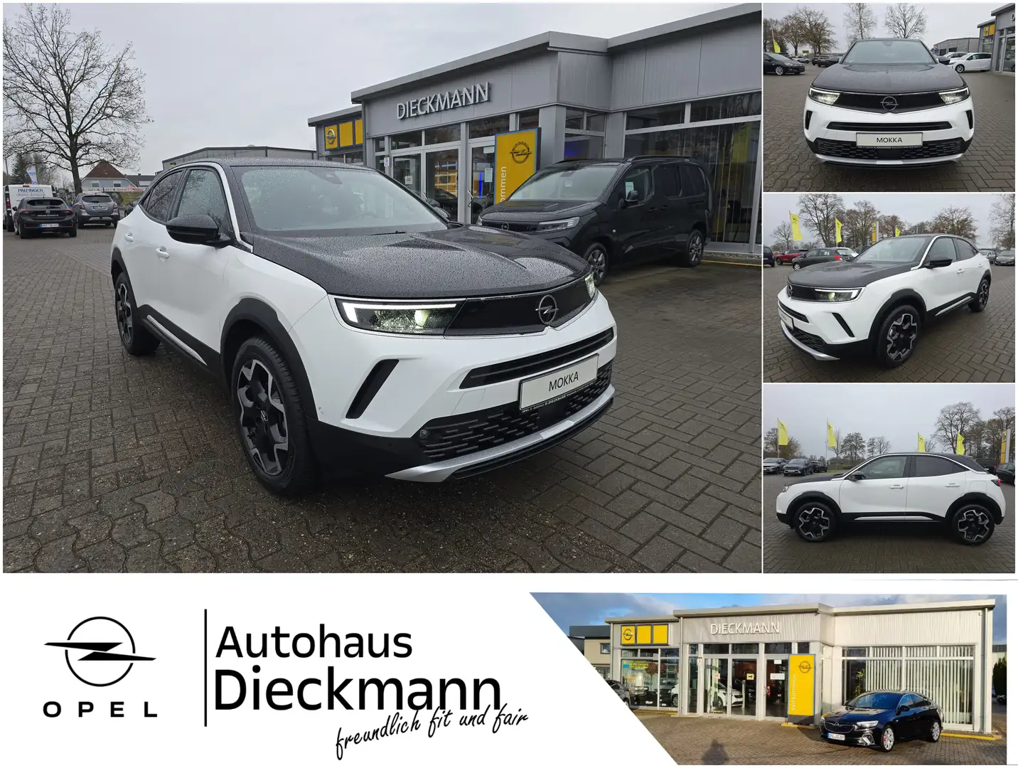 Opel Mokka Ultimate Navi RFK SHZ LED LM Allwetter PDC Blanc - 1