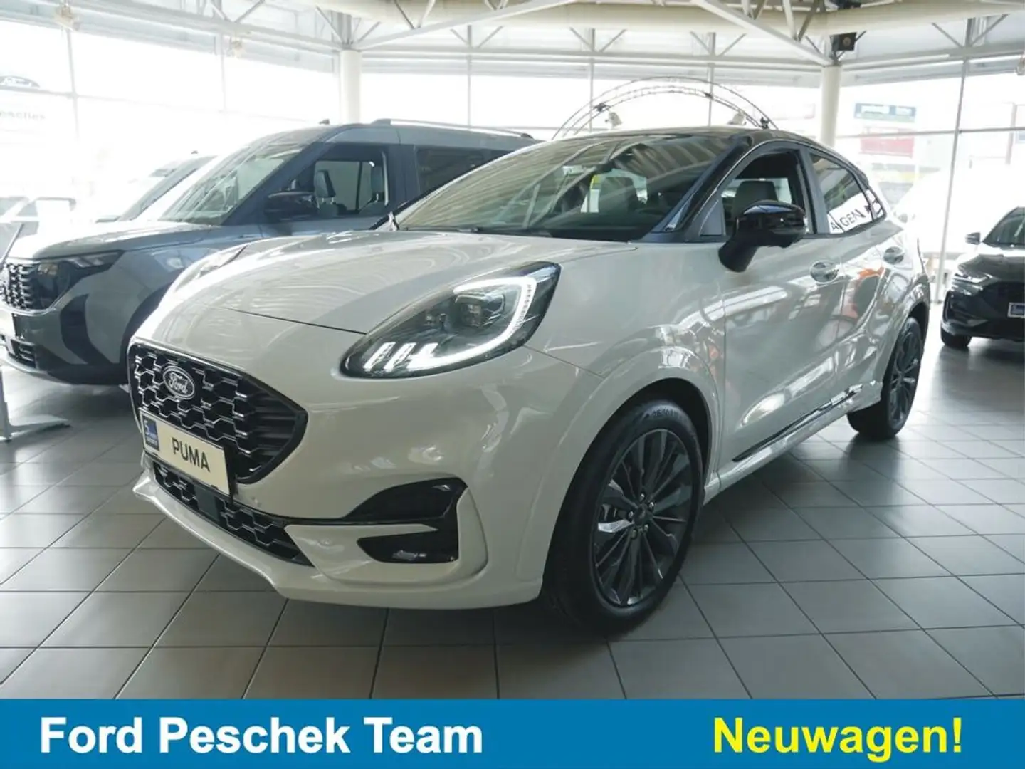 Ford Puma 1,0 EcoBoost Hybrid Sound Edition Aut. Weiß - 1