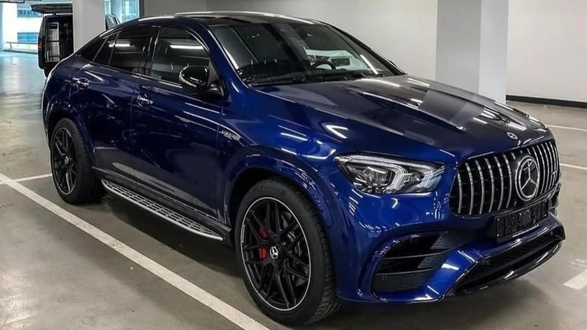 Mercedes-Benz GLC 63 AMG Coupé 4Matic+ Speedshift MCT 9G Bleu - 1