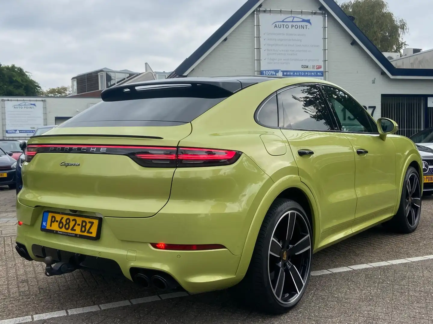 Porsche Cayenne Coupé 3.0 SPORTDESIGN/GTS-SEATS/UNIEKE KLEUR/PANO! Vert - 2