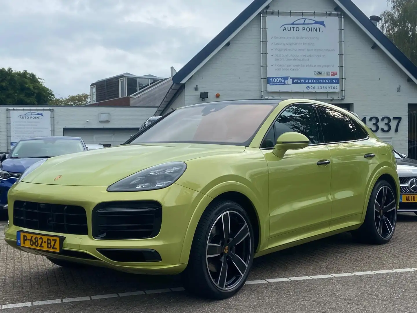 Porsche Cayenne Coupé 3.0 SPORTDESIGN/GTS-SEATS/UNIEKE KLEUR/PANO! Vert - 1