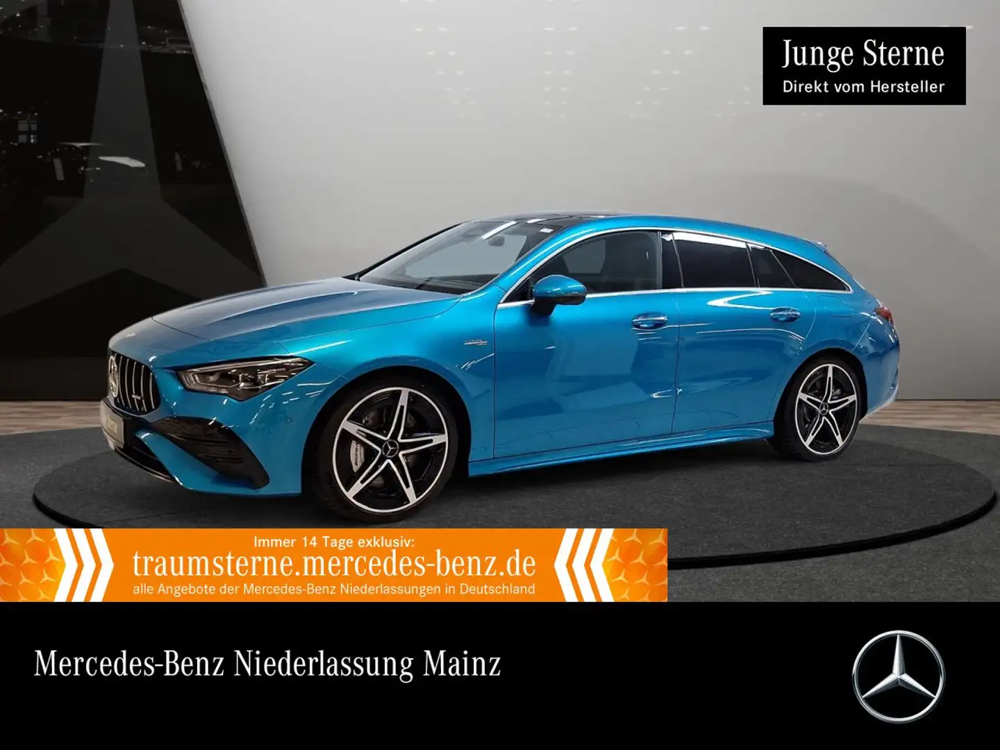 Mercedes-Benz CLA 35 AMG CLA 35 4M AMG+PANO+360°+MULTIBEAM+TOTW+KEYLESS+8G Bleu - 1