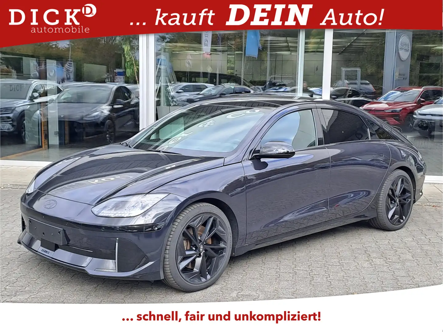 Hyundai IONIQ 6 First Edition PANO+NAVI+LED+SHZ+BOSE+360 Noir - 1