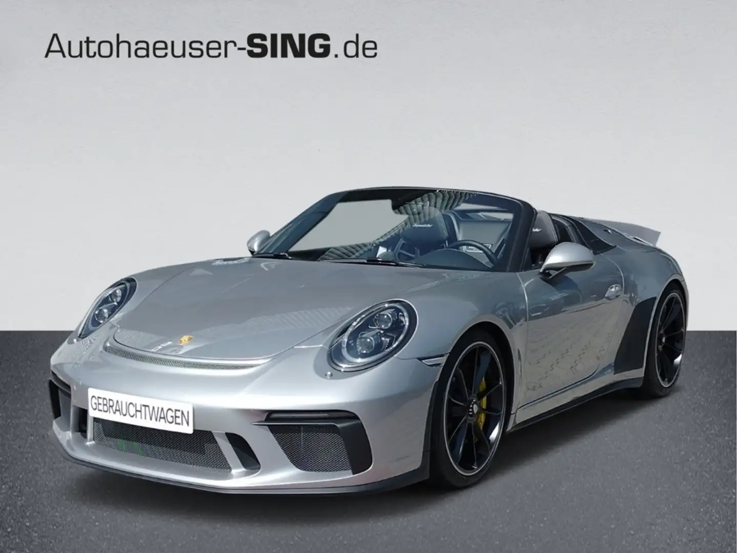 Porsche 991 Speedster 4500km 1.Hand LED Kamera Navi BOSE Срібний - 1