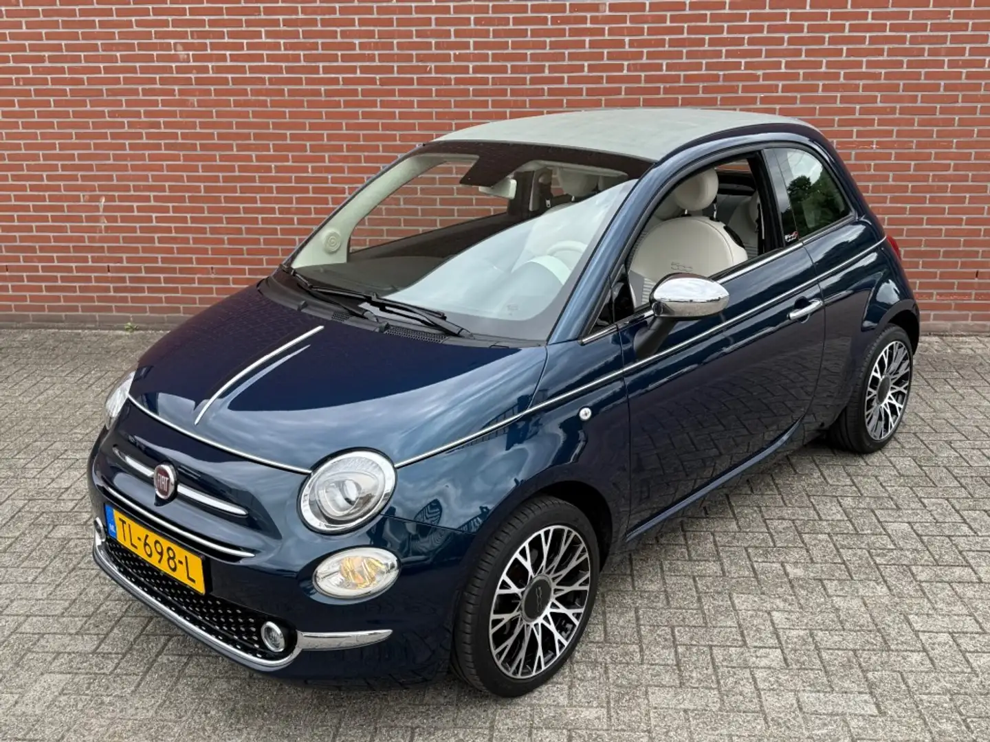 Fiat 500C 0.9 TA T COLLEZIONE NAV CRUISE PDC 16'' LMV Blauw - 2