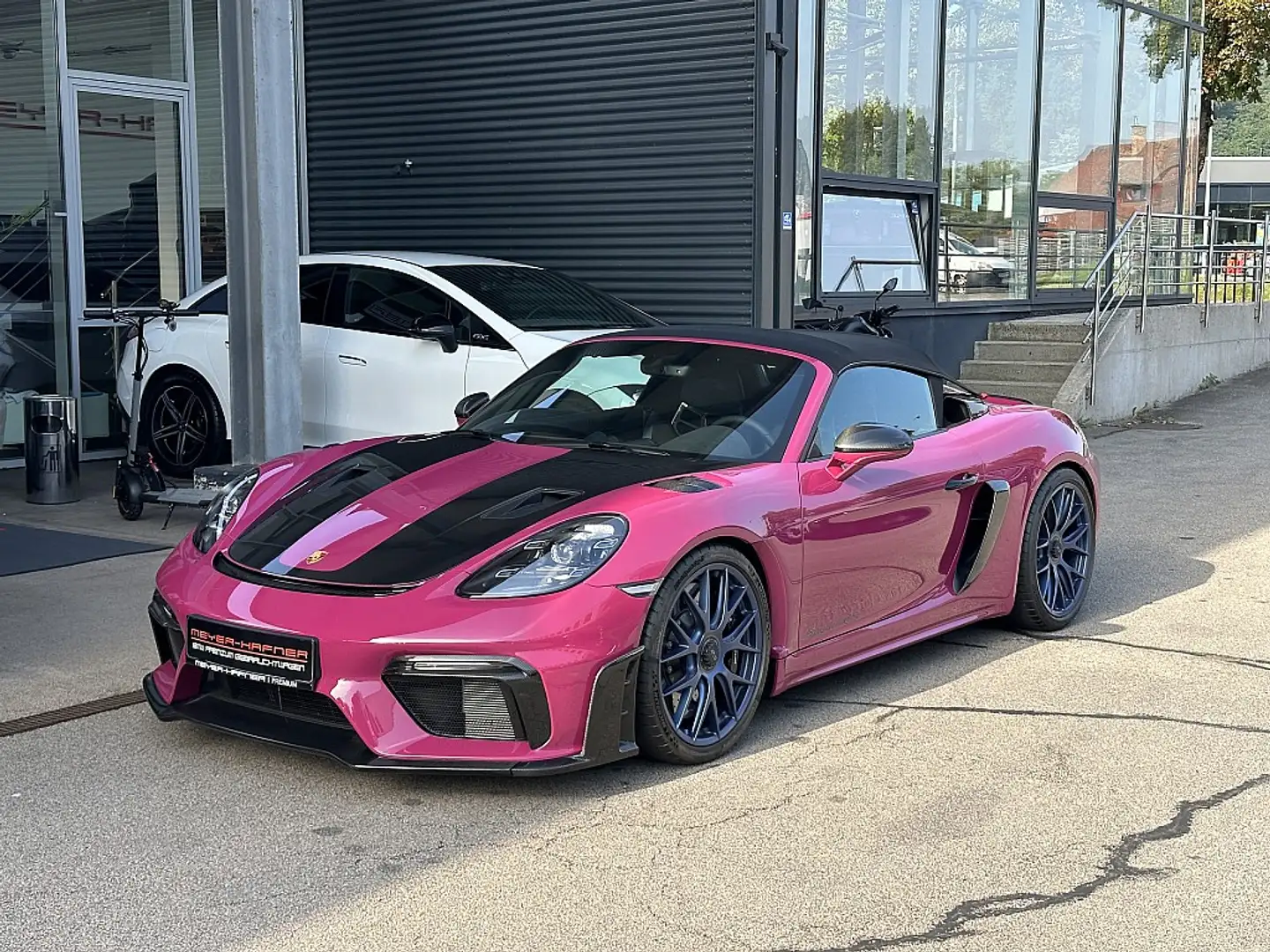 Porsche 718 Spyder RS Weissach PDK / Ö-Auto / Keramik / Magnesium ... Violett - 1