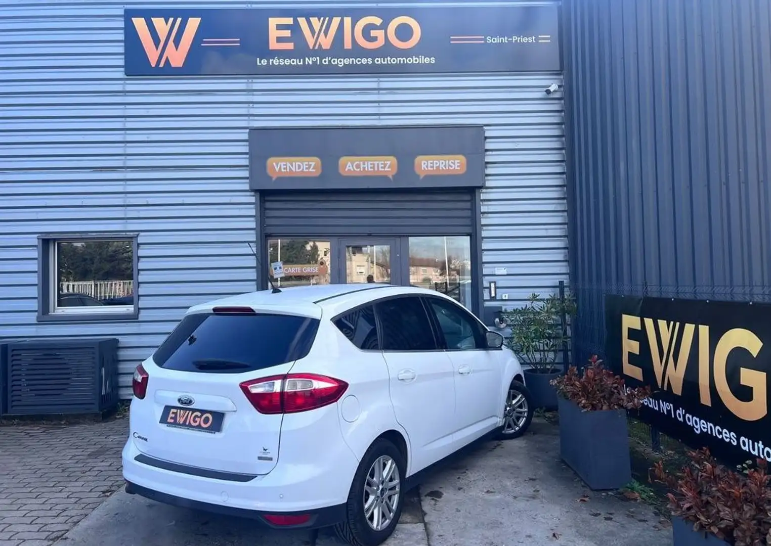 Ford C-Max focus 1.0 scti 125 ambiente Blanc - 2