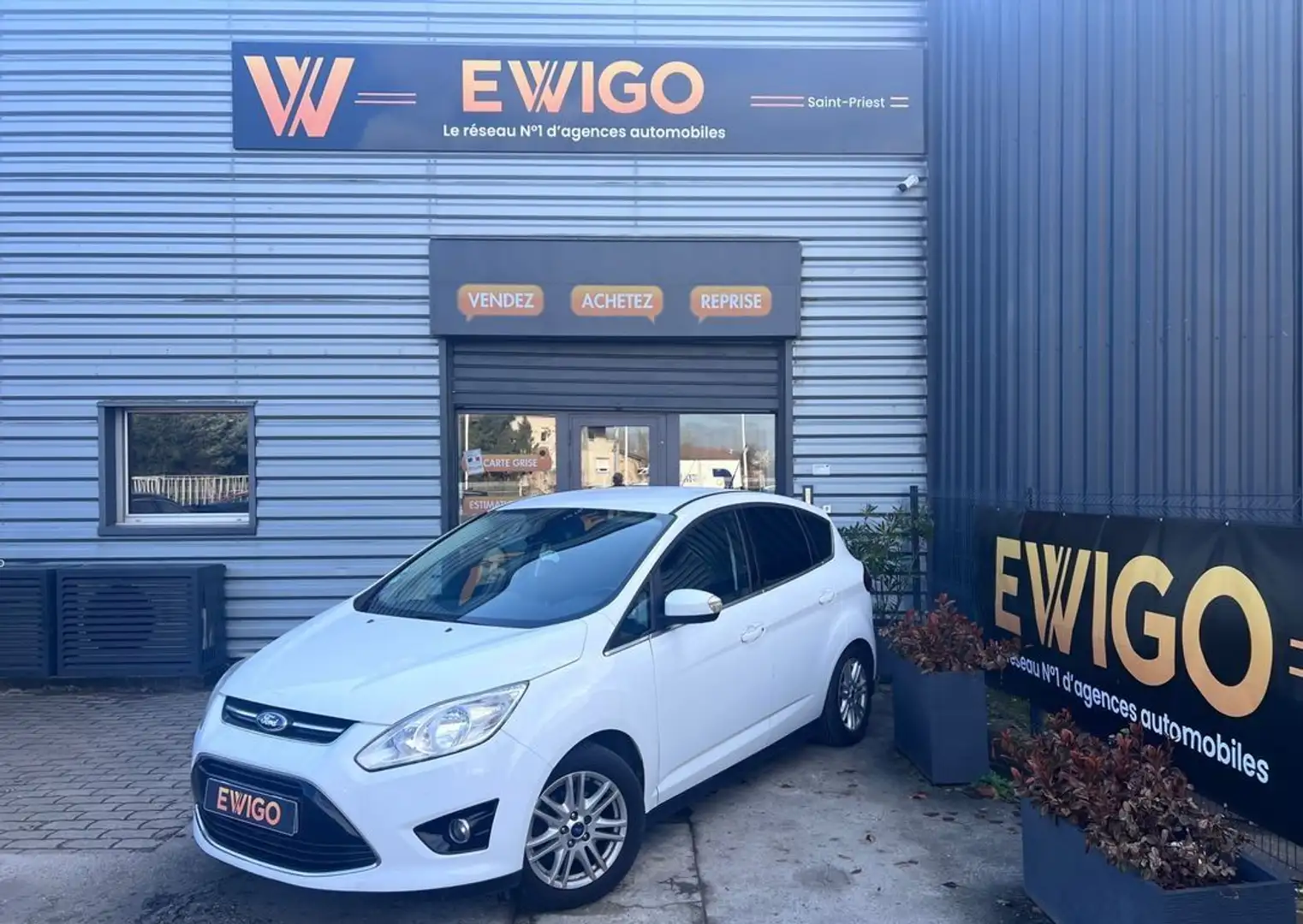 Ford C-Max focus 1.0 scti 125 ambiente Blanc - 1