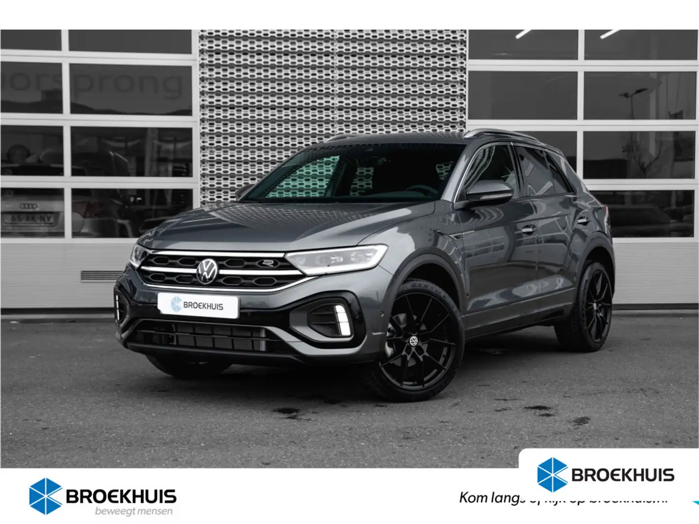 Volkswagen T-Roc 1.5 TSI R-Line Edition | Achterbank in delen neerk Grijs - 1