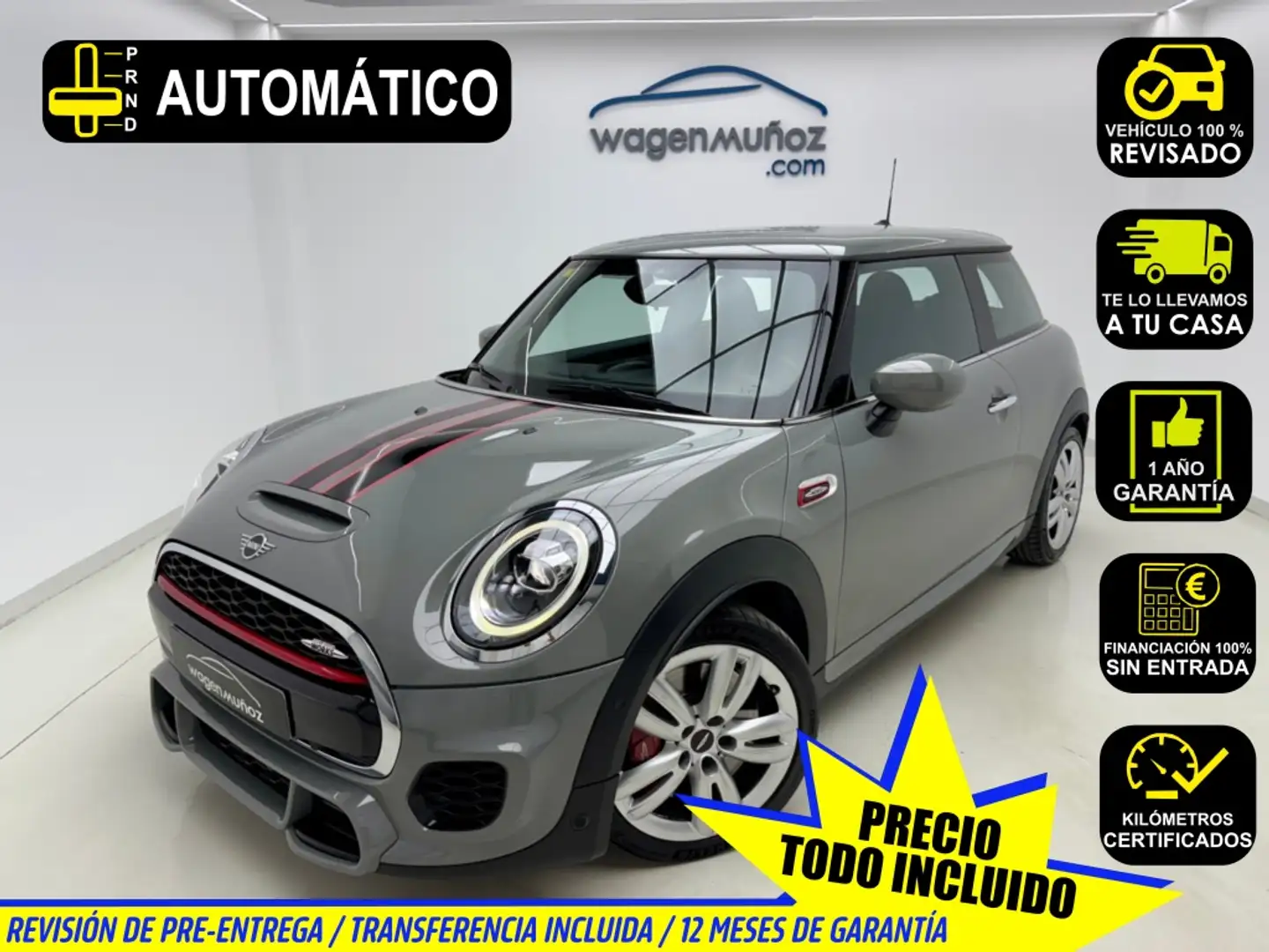 MINI John Cooper Works Aut. Gris - 1