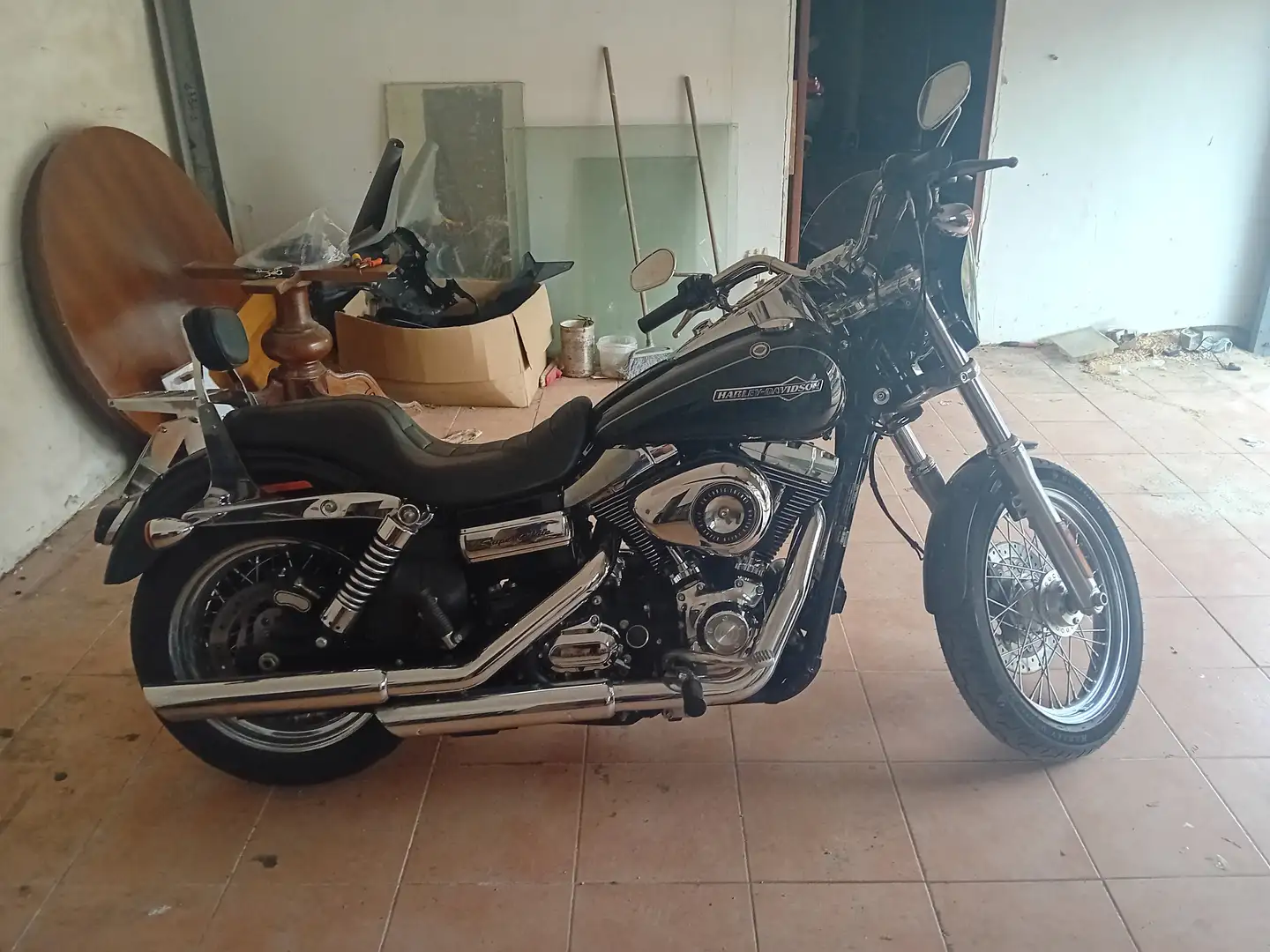 Harley-Davidson Dyna Super Glide custom Nero - 2