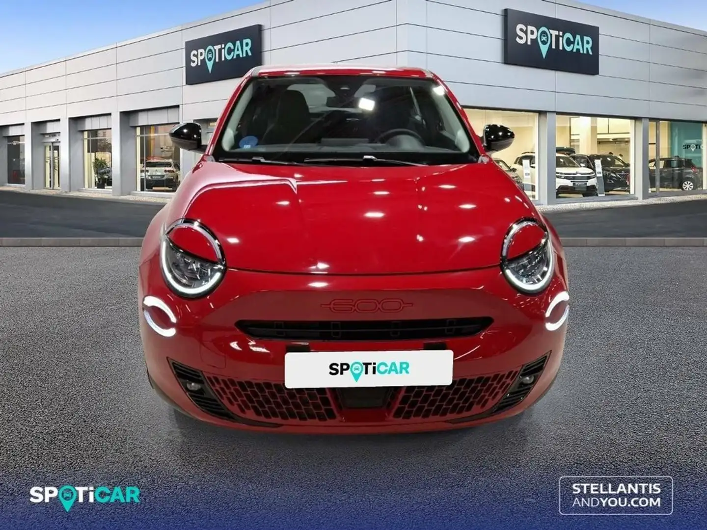 Fiat 600 e 54kwh 115kw (156cv) RED Rouge - 2