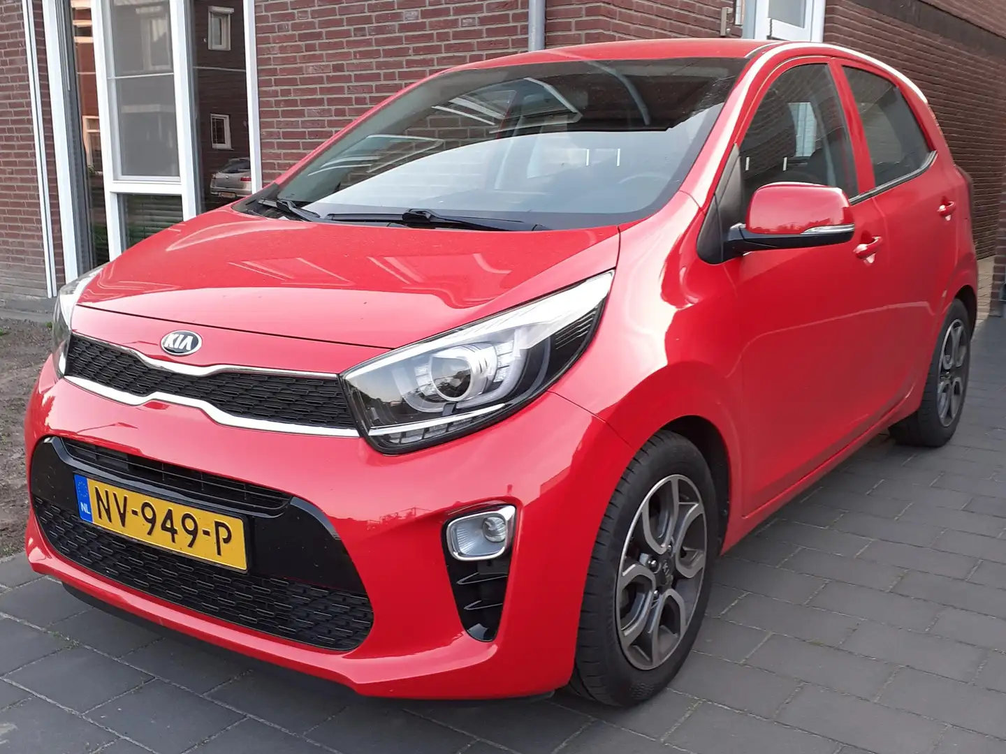 Kia Picanto 1.0 CVVT First Edition | Navi | Camera | Airco Roşu - 1