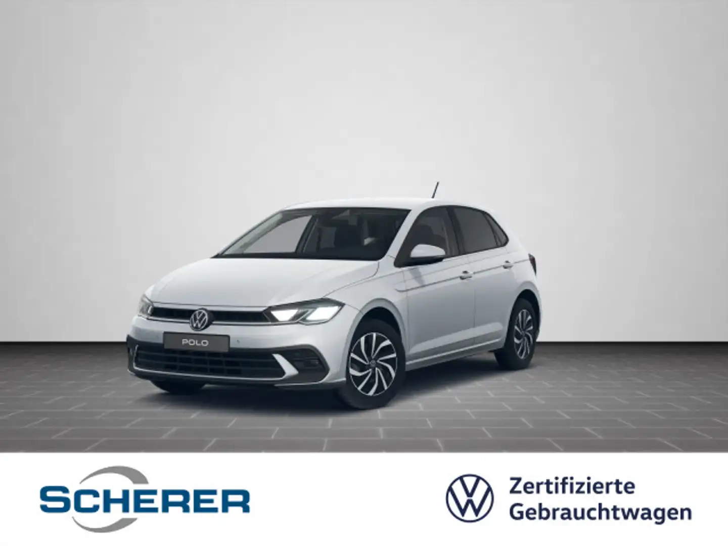 Volkswagen Polo 1.0 TSI, SHZ, RFK, LICHT+SICHT, APP, LED Silber - 1