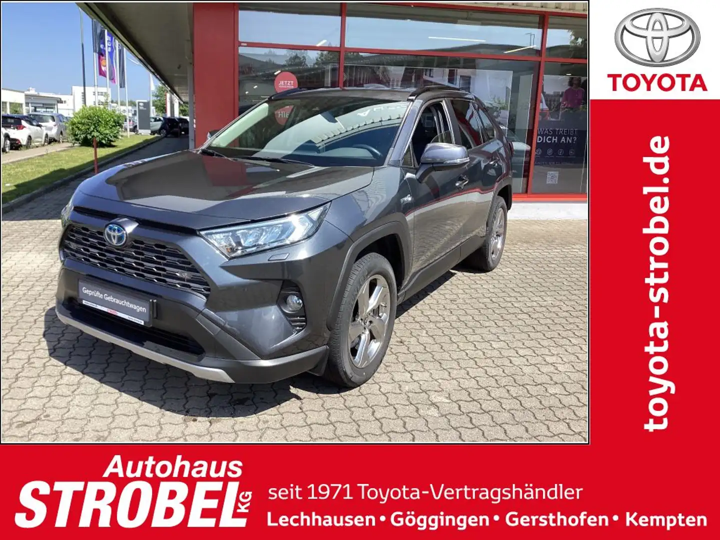 Toyota RAV 4 2.5 4x4 Hybrid Team Deutschland Grau - 1