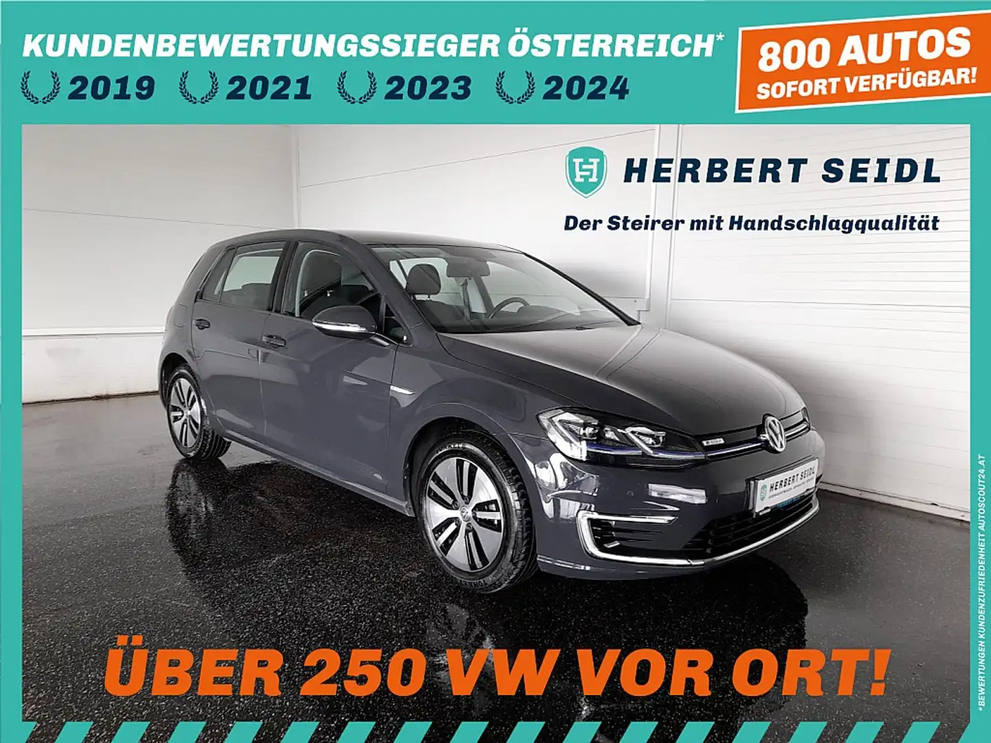 Volkswagen e-Golf VII 35,8kWh *CCS LADEDOSE / LED / NAVI / PDC / ... Grau - 1