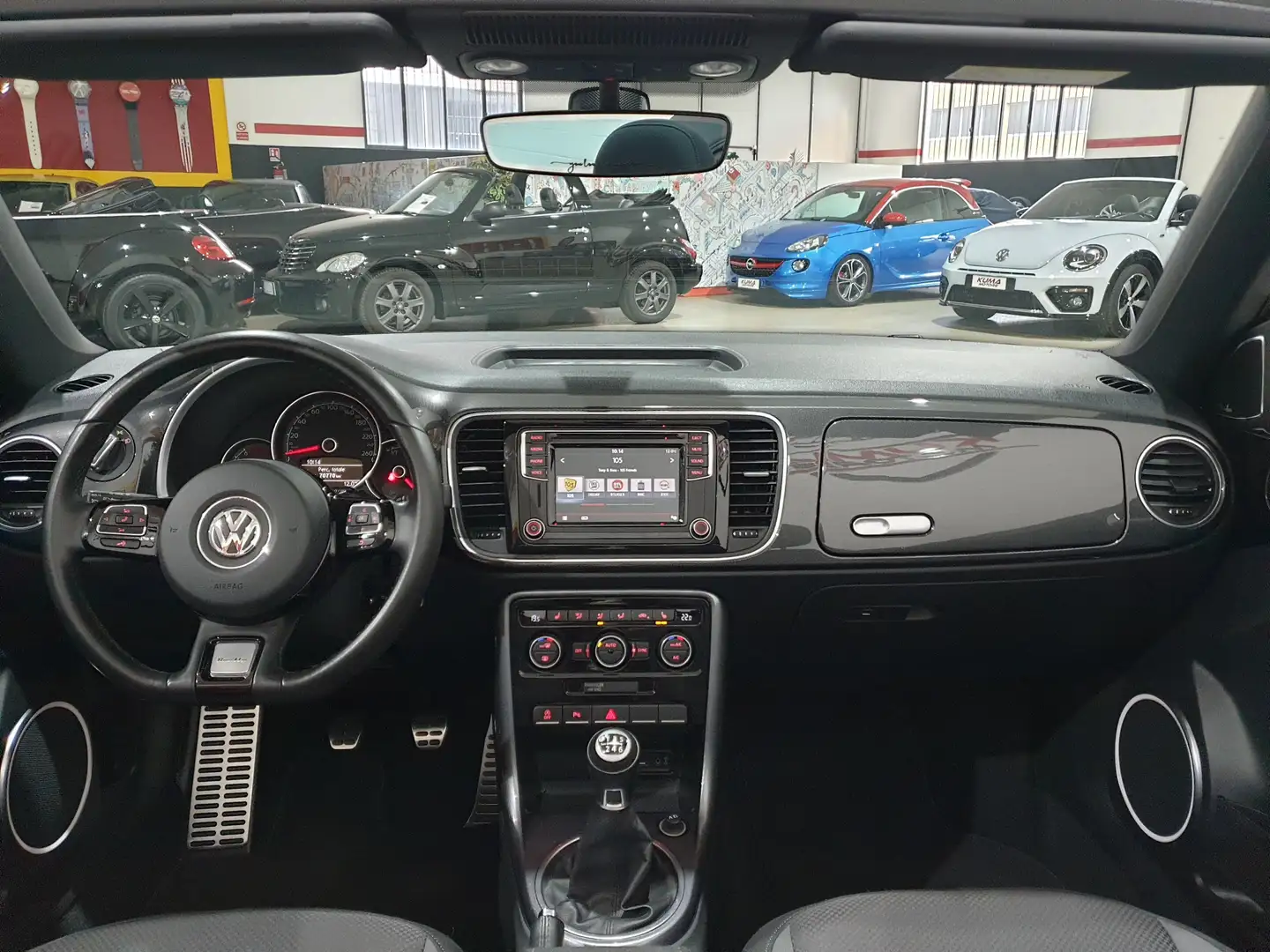 Volkswagen Maggiolino 2.0 TSI 220cv R line cabriolet 1 propr. Schwarz - 2