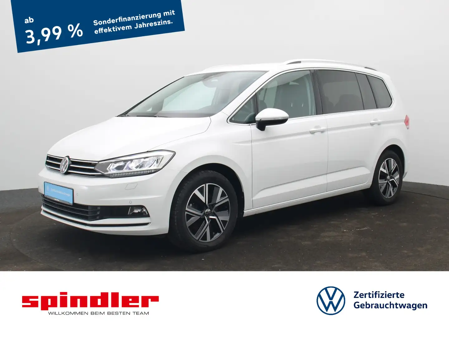 Volkswagen Touran Highline 1.5 TSI / Navi, AHK, LED, RFK Weiß - 1
