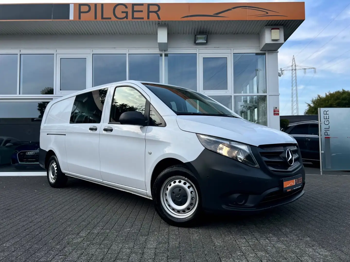 Mercedes-Benz Vito Mixto EXTRA-LANG*6-SITZE!!*KLIMA*TEMP*PDC Blanc - 1
