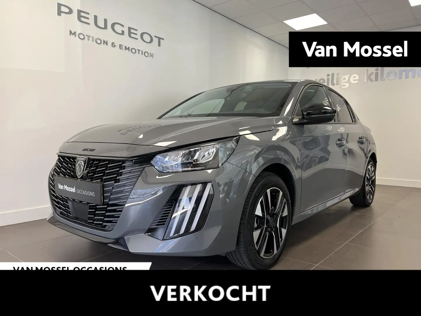 Peugeot e-208 EV Allure 51 kWh | Navigatie | Parkeersensoren | C Grijs - 1