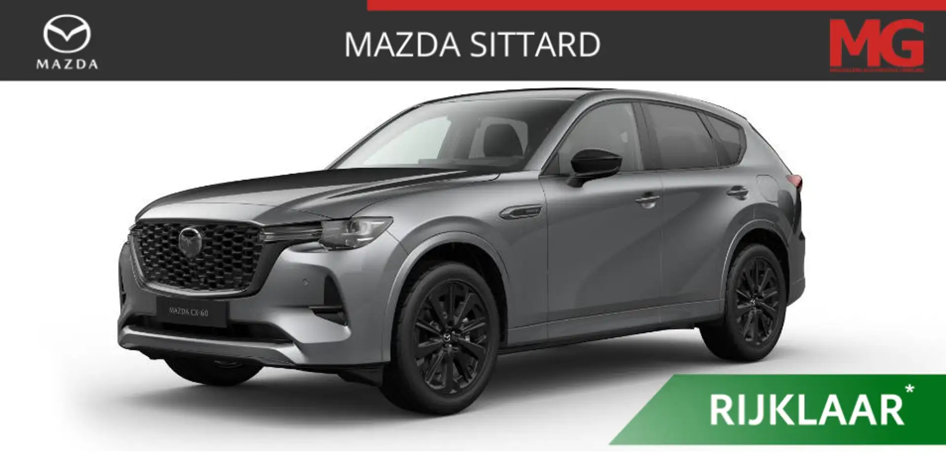 Mazda CX-60 2.5 e-SkyActiv PHEV Homura Business Edition | Navi Grijs - 1