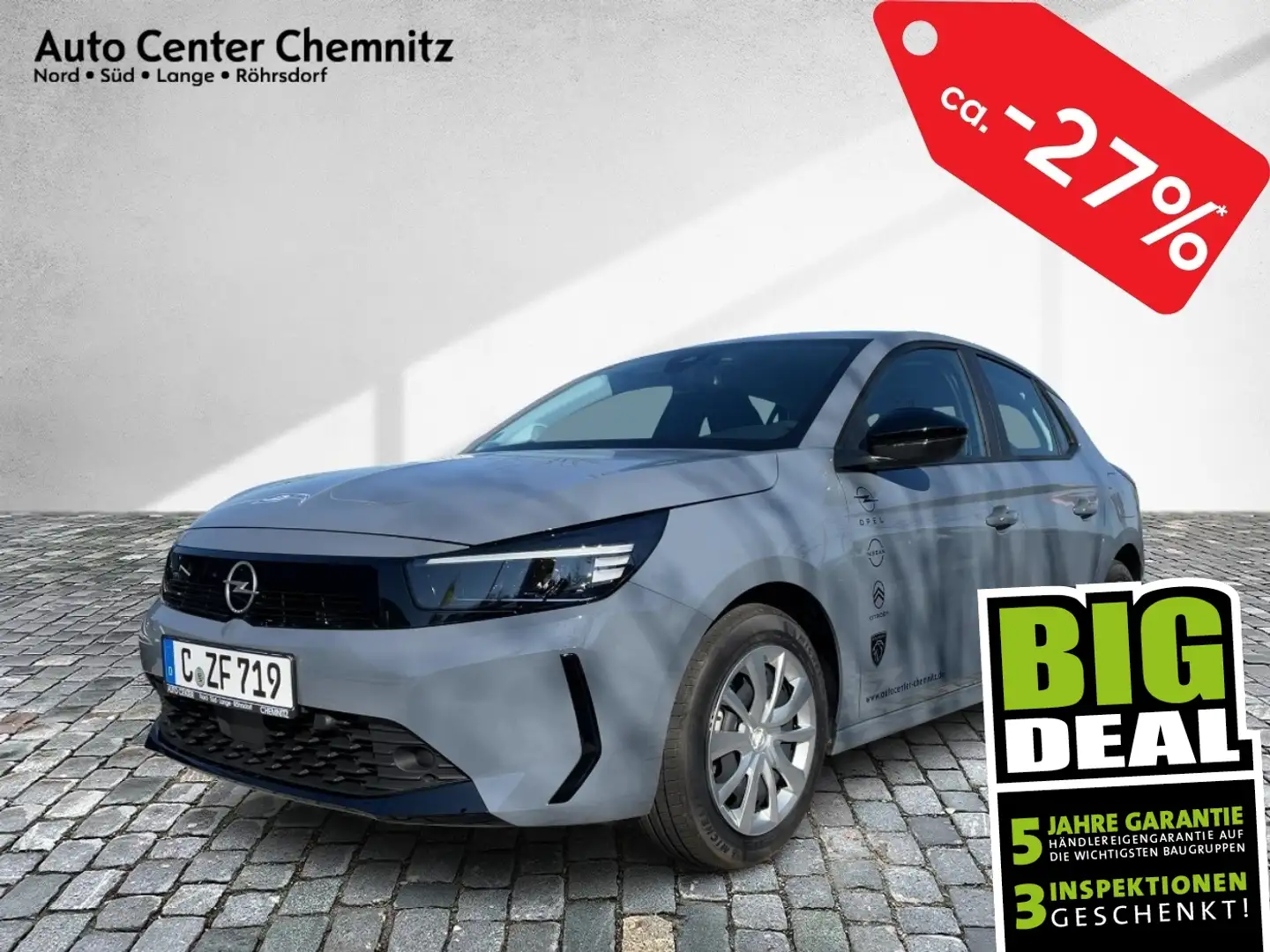 Opel Corsa F 1.2 Edition Multimedia/SHZ/LHZ/PDC Grau - 1